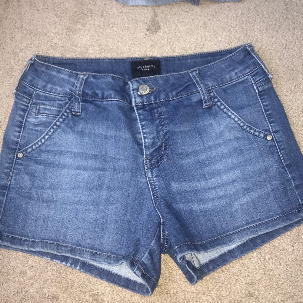 Celebrity pink shorts, worn once